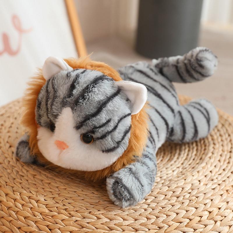 Kawaii Cat Plush Toys Lovely Kitty Turn To Flower Bread Toast Taiyaki Lion Dolls Stuffed Soft Pillow Great Birthday Gift