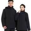 New Autumn and Winter Outdoor Jackets for Men and Women, Two-piece Set, Three-in-one Removable Windproof and Waterproof Mountaineering and Ski Suits