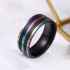 Wedding Ring Ring Rainbow Lgbt Steel 162