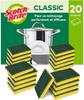 Éponge À Récurer Pour Utilisation Intensive Scotch-Brite Classic, 20 Pièces - Tampon À Récurer Durable Élimine La Graisse