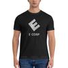 E Corp Essential Tshirt Anime Tshirt Short Sleeve Teenagers Black Tshirt Summer