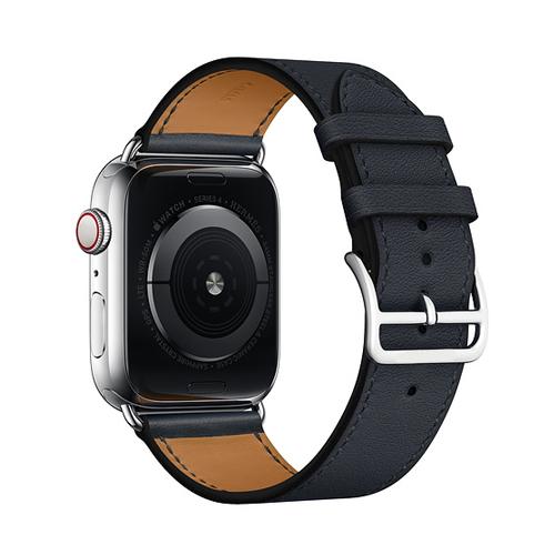 Leather Strap for Apple Watch Band 44mm 40mm 45mm 41mm 38mm 42mm Genuine Leather Single Tour Bracelet iWatch Series 5 4 3 6 Se 7