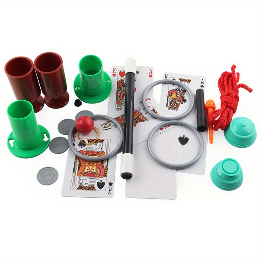 Magic Prop Set Various Interesting Trick Beginner Easy to Use for Stage Street Magic Show Party Game Birthday Gift Magic JXB