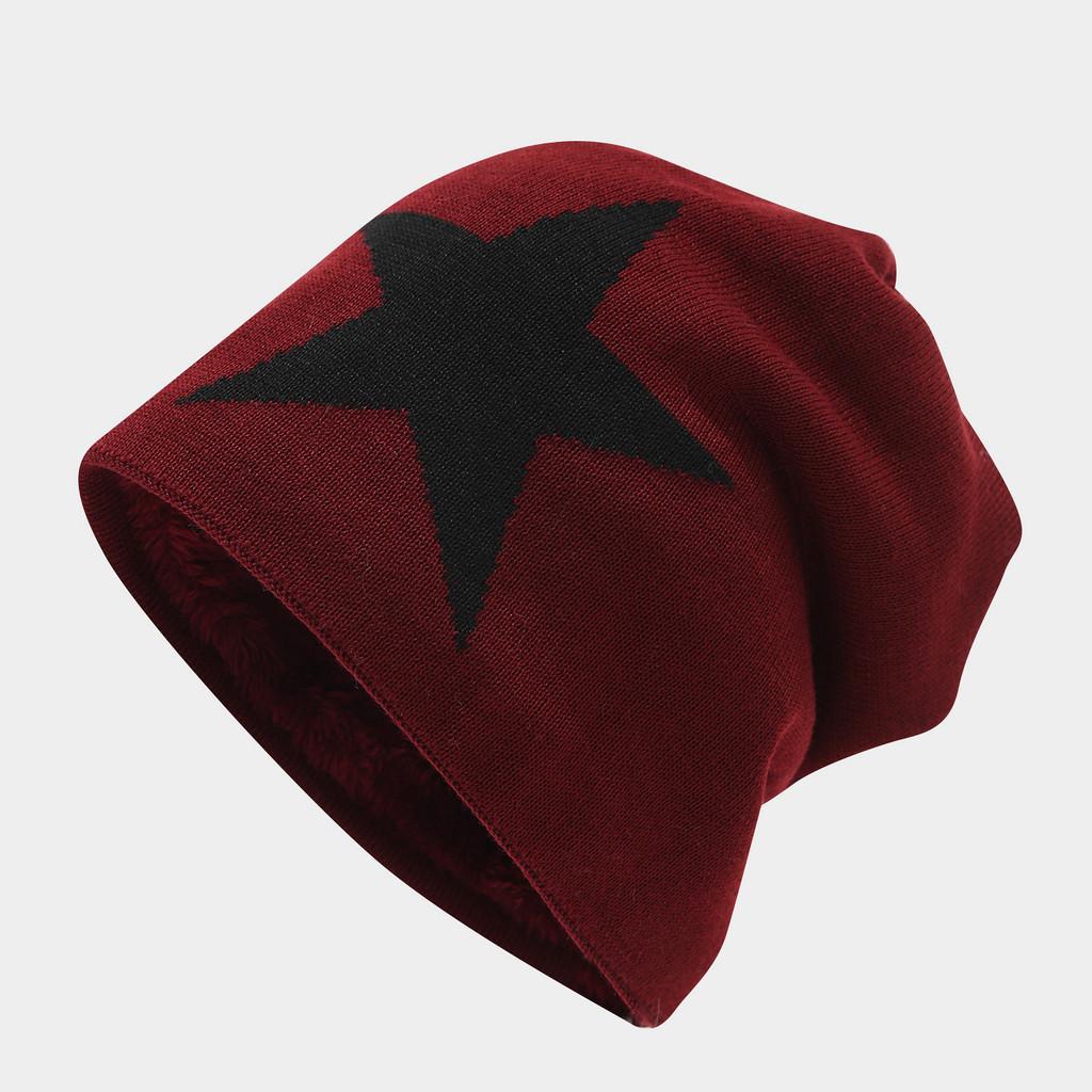Knit Hat Men Winter Beanie With Fleece Lining For Outdoor Casual Warmth
