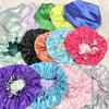100% Silk Hair Weave Bonnet Satin Designer Bonnets Double Layer Hair Bonnets