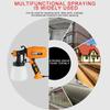 500W Electric Spray Gun 4 Nozzle Sizes 900 Cc HVLP Powerful Auto & Home Paint Sprayer Flow Control Easy Spraying