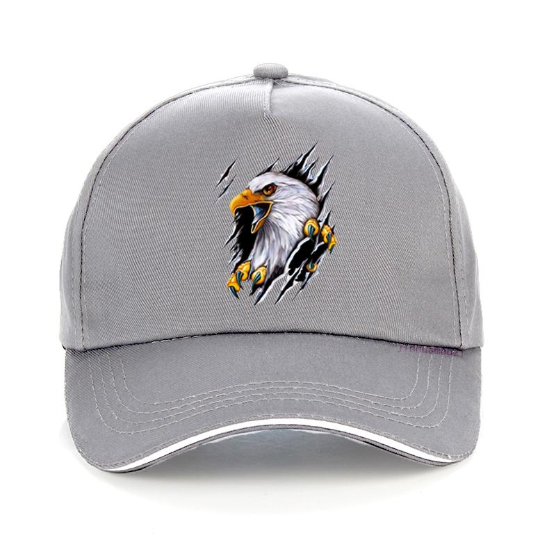 Cool Men Women Usa Eagle Baseball Cap Casual Male Female Snapback Hat Adjustable 3D Print Eagle Hat