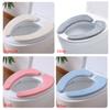 Toilet Lid Cover Adhesive Warm Bathroom Accessories Toilet Mat Seat Case Lid Pad Toilet Seat Cover