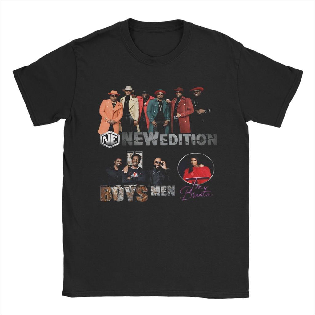Mens Womens New Edition Way Tour 2026 Vintage RB Concert Shirt Cotton New Arrival Tee Shirts  Top Clothing