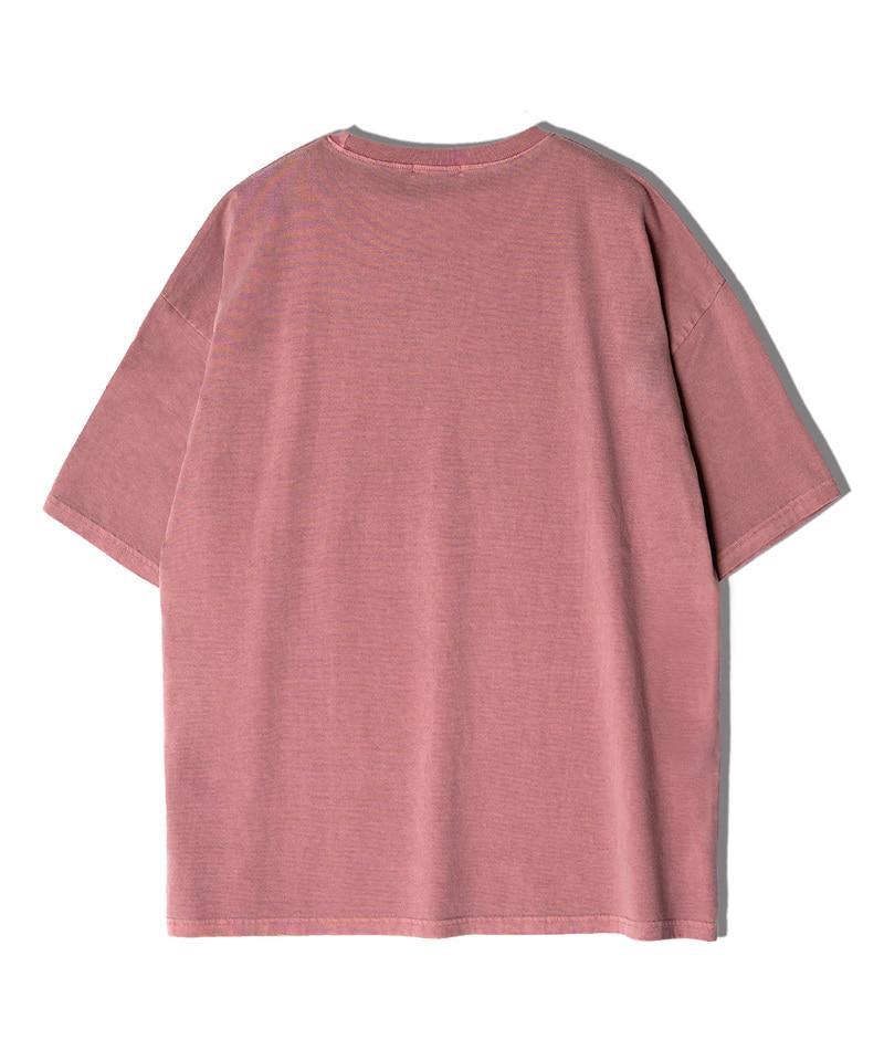 UNDEROFF Oversized Pigment Short Sleeve T-Shirt Cream