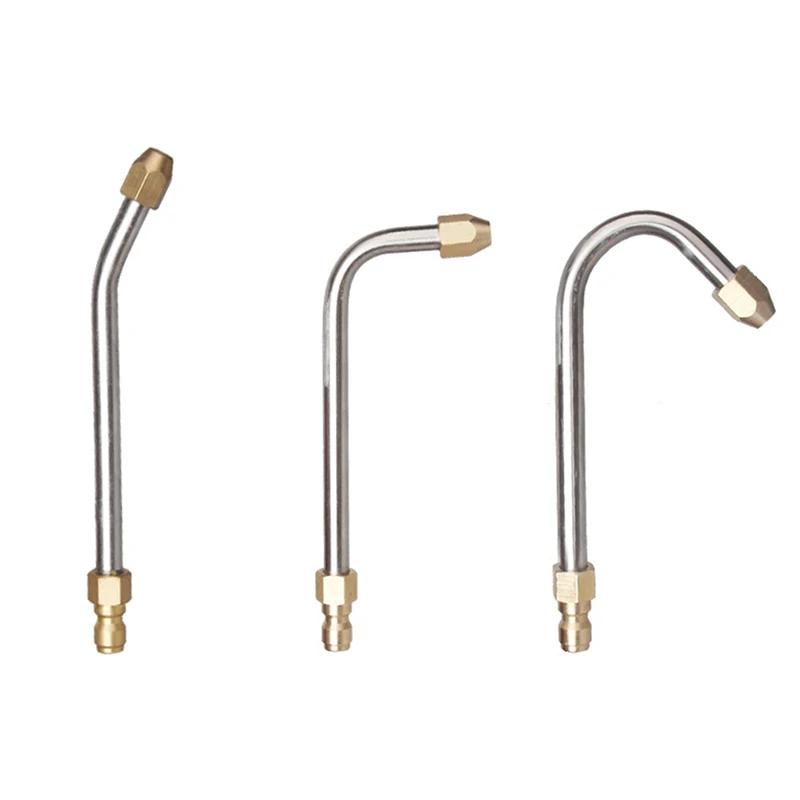 6 Size Car Washer Multi-Angled Metal Rod Jet Lance For High Pressure Washer Water Gun Extension Wand Lance For Pressure Cleaner