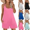 Sommer Neue Lockere Freizeit Hose Damen Ärmellos Einteilige Hose