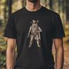 26 Vintage Cowboy Wolf Shirt, Wild West, T-Shirt for Men, Rustic Western Motif, Unisex T-Shirt