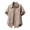 Summer New Men's Hawaiian Short Sleeve Shirt Lightweight Breathable Loose Casual Top