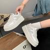 New Fashion Comfort White Vulcanized Platform Shoes Women Sneakers Fashion Shoes Spring Trend Casual Flats Sneakers Female