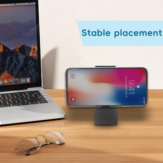 Mobile Phone Holder Plastic Portable Cell Phone Mount Adjustable Desktop Cradle Dock for All Phones