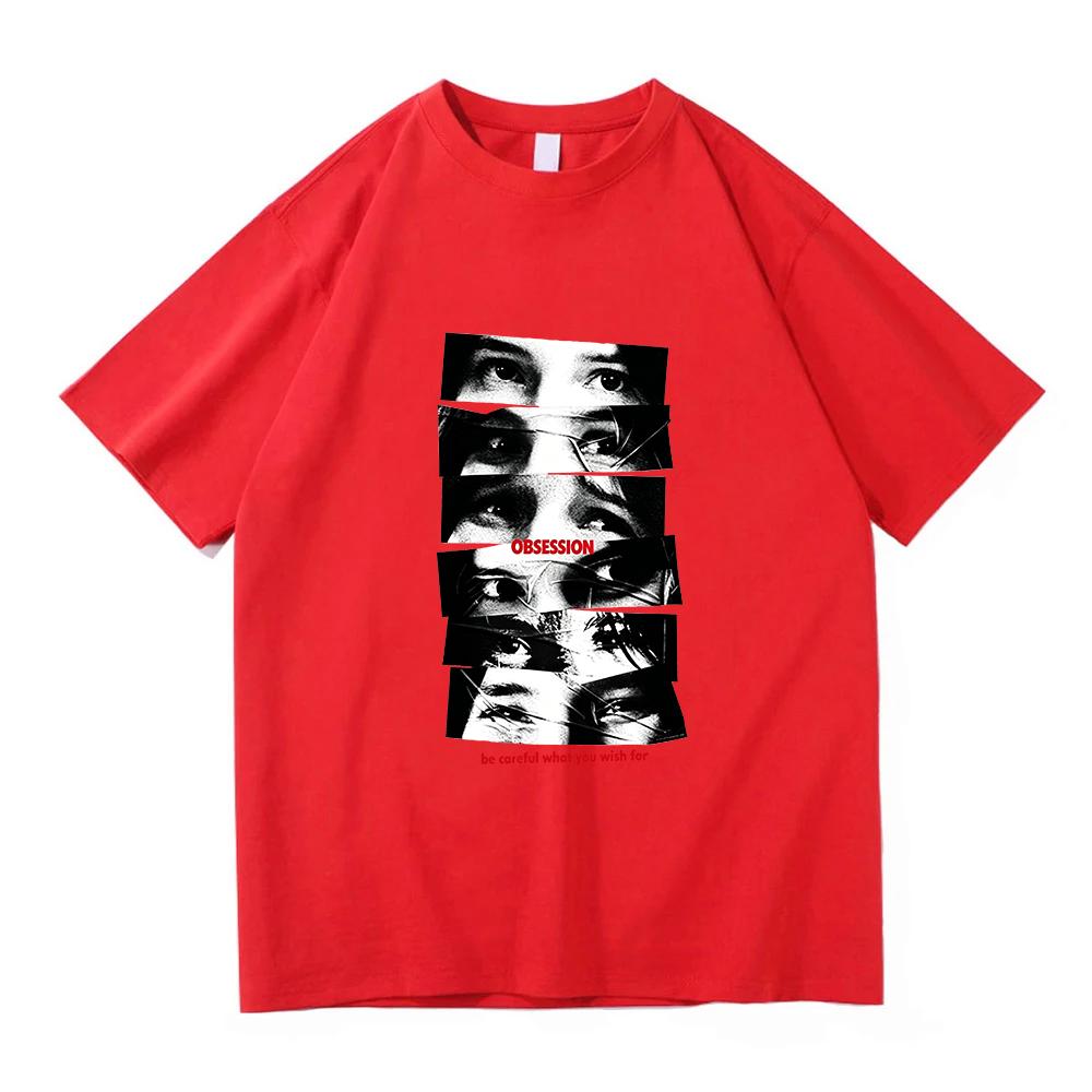 T-shirt Obsessione Cinematografica Nikki Eyes Unisex Streetwear Cotone Moda Manica Corta T-shirt Larghe Design Estivo Grafica Merch Magliette