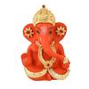 Idol Ganesha Murti Statua na Deskę Rozdzielczą Samochodu Prezent Ceramiczna Terakota Pozłacana Ganesha Ganapati Idole Ozdoba Figurka