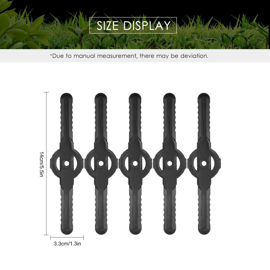 Plastic Lawn Mower Blade Grass Cutter Grass Trimmer Weeder Blade Replacement Mower Accessory for