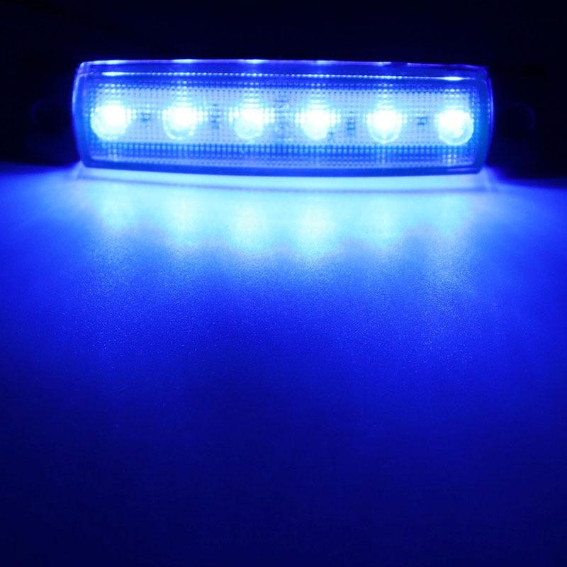 Car Clearance Lights LED 12/24V 6 SMD LED Car Bus Truck Lorry Side Turn Signal Marker Indicator LED Trailer Light Rear Side Lamp