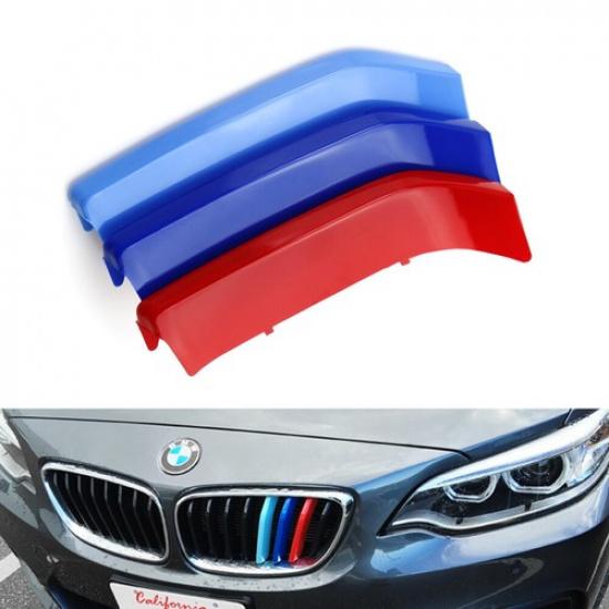 

///M-Color Grille ert Trims For 2014-20 BMW 2 Series w/ 8-Beam Black Grill