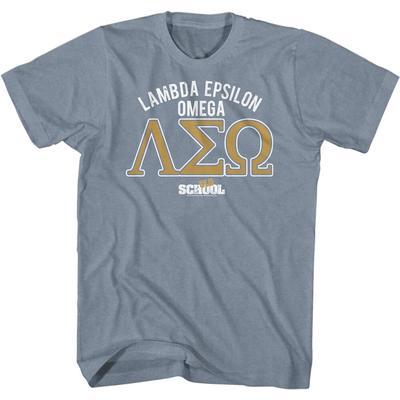 Old School 2003 Comedy Movie Lambda Epsilon Omega Frat Logo Men's T Shirt