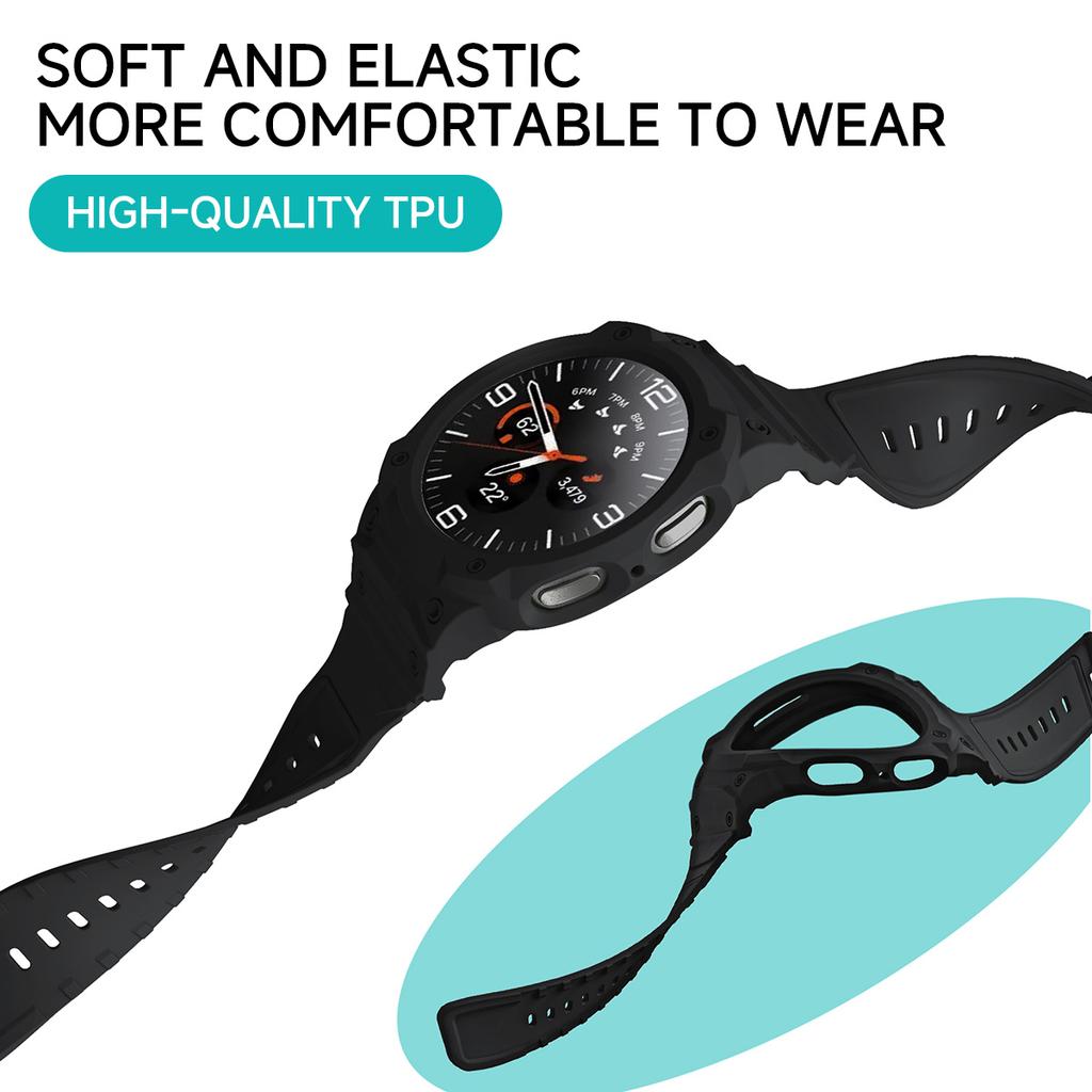 2 IN 1 Strap for Samsung Galaxy Watch 8 40 44mm TPU Case+Band for Galaxy 8 44 40mm Screen Protector Cover Bumper Sport Bracelet