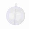 20Pcs Fillable Clear Plastic Ball Wedding Christmas Decoration Ornaments (8cm)