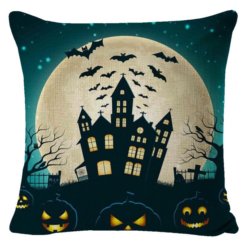 New Halloween Pillow Case Halloween Pillow Core Bed Home Decoration Bedside Cushion