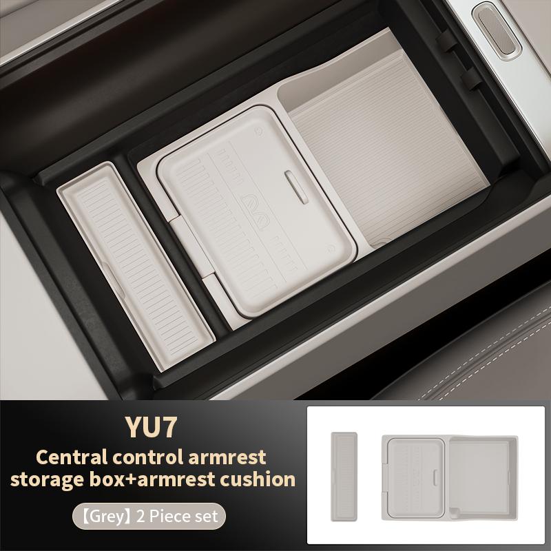Custom Central Armrest Storage Box For Xiaomi Yu7 2025 2026 Center Console Organizer Containers Tray Interior Accessories