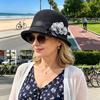 Bucket Hat for Women, Wide Brim Sun Protection Hat, Summer Straw Fisherman Hat, UV Protection Sunshade Hat for Outdoor Travel Beach
