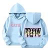 Kids Long Sleeve Letter Print Hooded Sweatshirt Pullover