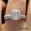 Accessories, Eight Hearts And Eight Arrows Micro Diamond Set Ring, Ladies' Engagement Ring