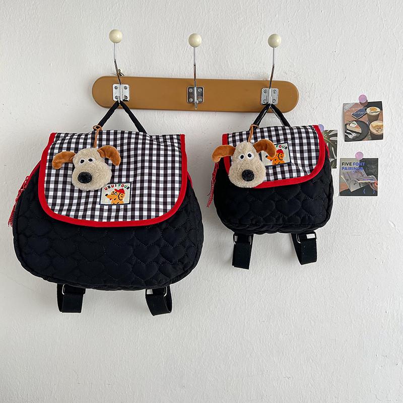 Durable Animal Print Kids Backpack For Boys And Girls Breathable Nylon Material Black,Small