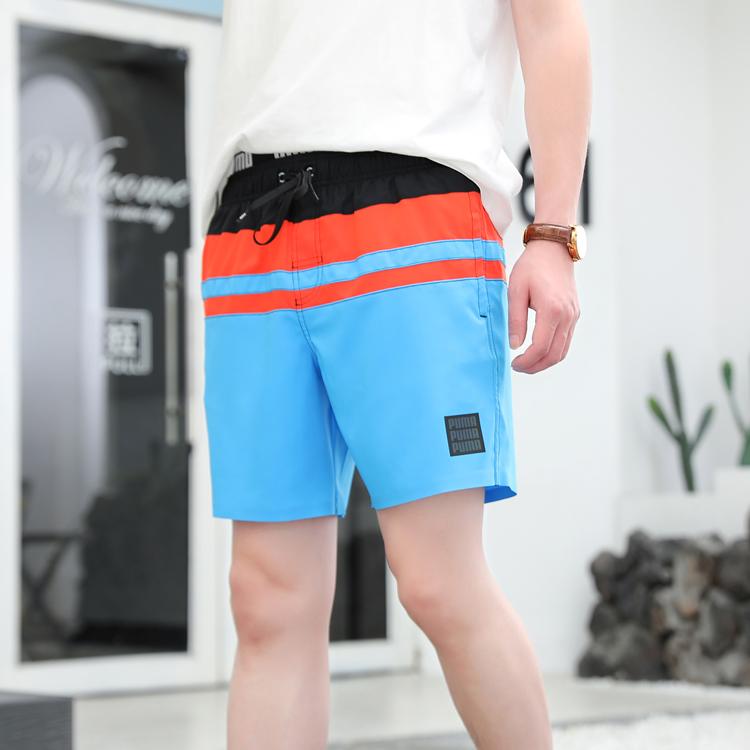 Puma Beach Casual Sports Five-Point Shorts Men Shorts Black Red Blue 701219953-002