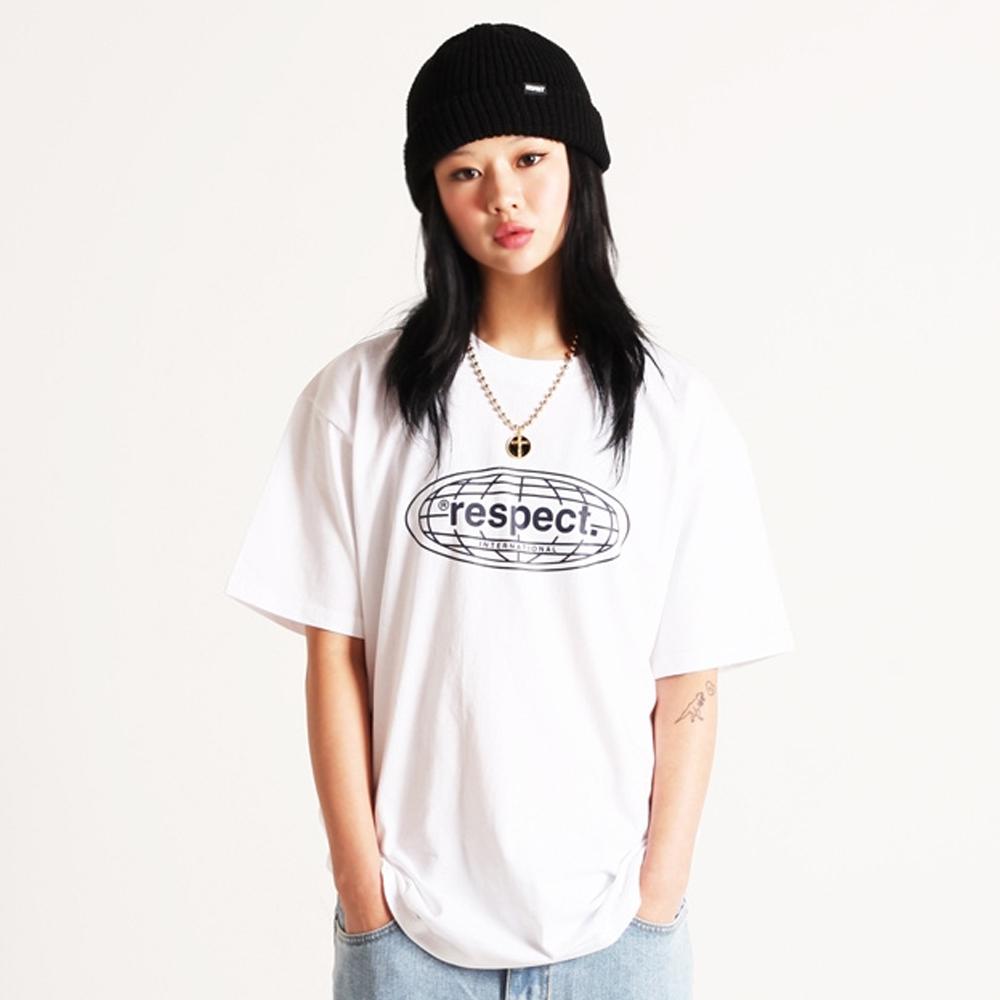 Respect Front Logo Tee (White) L