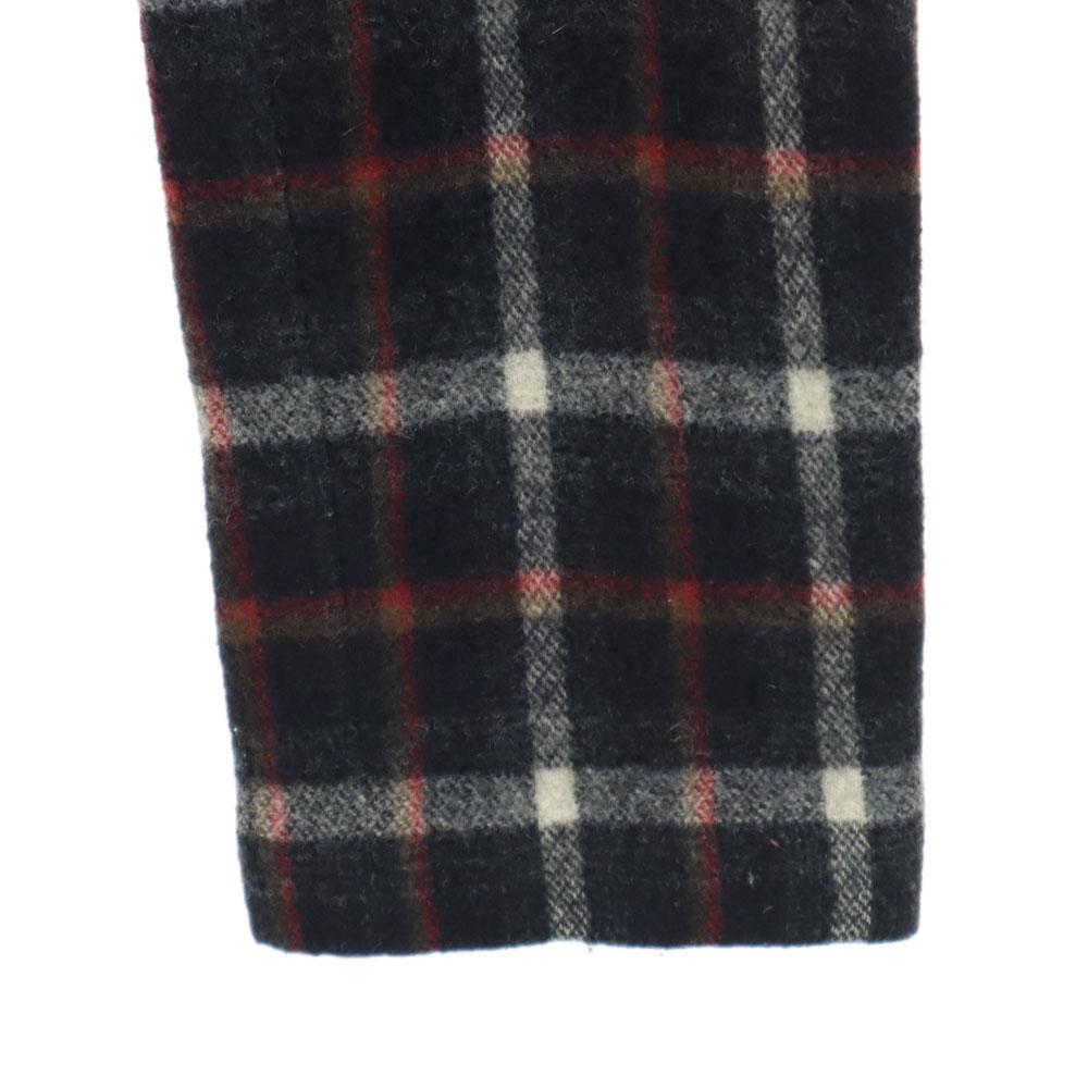 SUNSEA Made in Japan Wool Blend check Long pants 1 Black series Men's Used