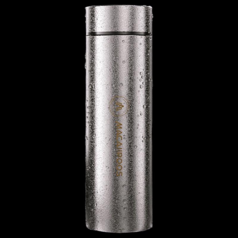 Macaiiroos Pure Titanium Insulated Tea Infuser Bottle