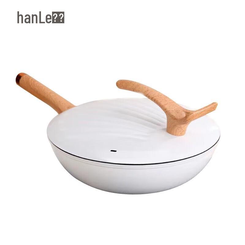 Hanle 32cm Non-Stick Cast Iron Wok