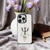 P-Psychologist Profession P-Psychology  Phone Case For iPhone17,16,15,14,13,12,11 Plus,Pro Max Black Candy silver phone case