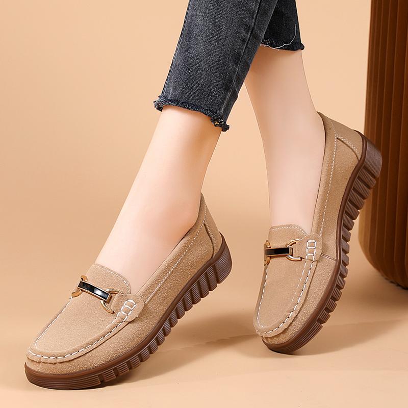 Women Comfort Minimalist Casual Flat Nurse Loafers Walking Summer Maternity Shoes