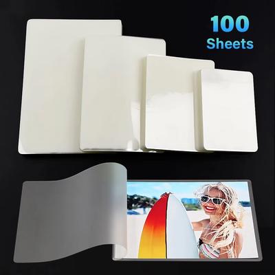PET Thermal Laminating Film 3/4/5/6/7/8 Inch Plastic Film  For Photo/Files/Card/Picture