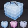 Storage Box Organizer Clear Container Detachable Dustproof Holder Medicine
