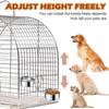 Water Bowl Bird Bowls Stainless Steel Parrot Food Bowl Parakeet Feeder  Bird Accessories