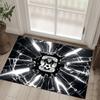 Coventry City Football Design Crystal Velvet Carpet Cozy Non?Slip Printed Rug For Bedroom Living Room Entrance