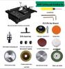 400W Portable Mini Table Saw for Woodworking - Compact Sliding Electric Saw