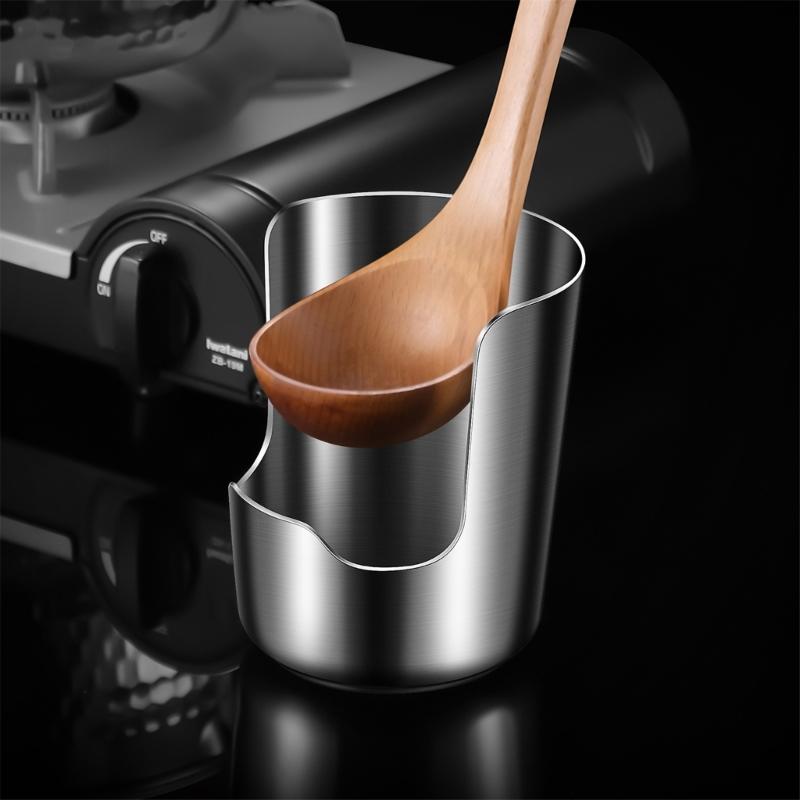 Stainless Steel Pot Lid Holder Cutting Board Stand, Freestanding Countertops Utensils Stand for Kitchen Cooking, Stove Side Use, and Meal Preps