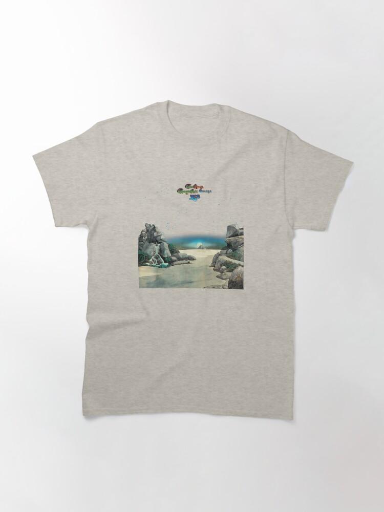 SÌ Sì Tales From Topographic Oceans Arte Vintage dell'Album Design Prog Rock Maglietta Classica