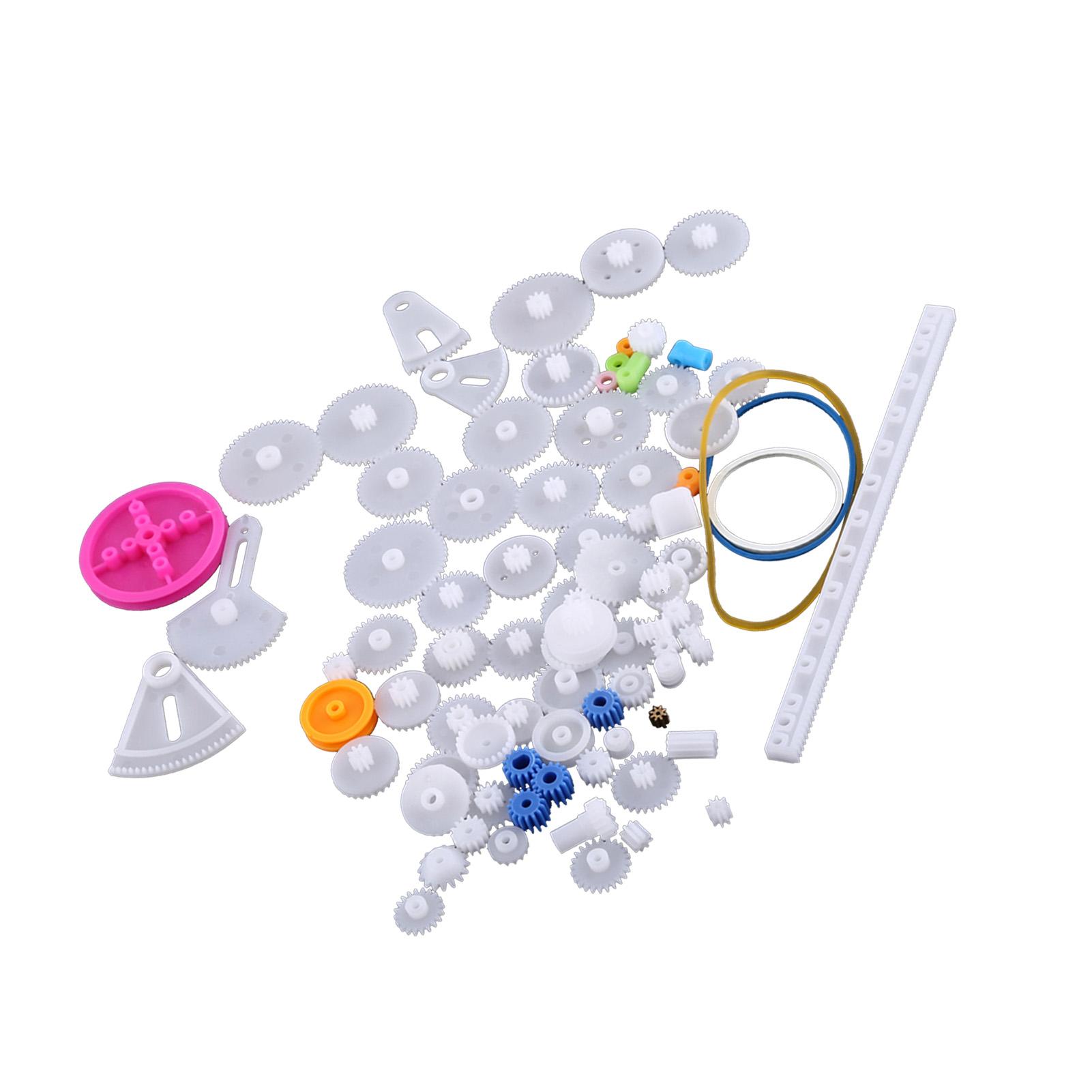 

Пластиковые шестерни, шкив, червячный комплект, набор коронных шестерен, мотор-робот, игрушки, детали для самостоятельного изготовления(84 вида)