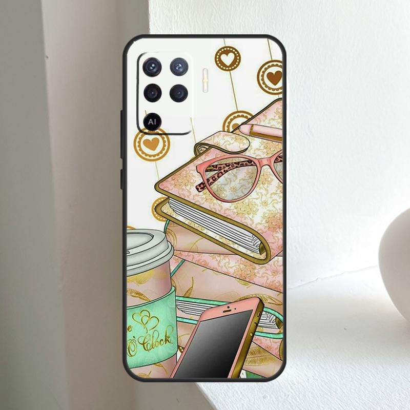 

Library Bookish For OPPO A96 A76 A16 A5 A6 Pro A15 A17 A57 A18 A38 A58 A78 A98 A54 A74 A94 A40 A60 A80 Case OPPO A15